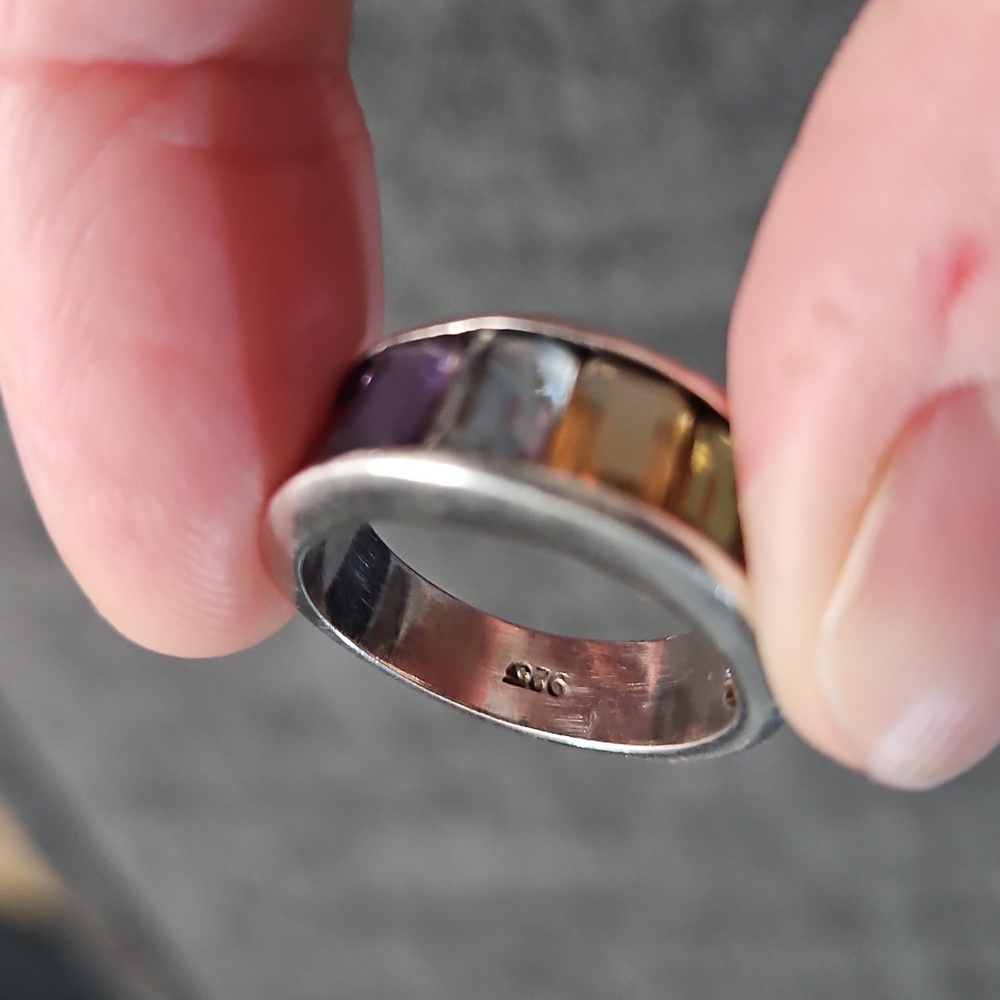 CITRINE&GEMSTONE Ring Stack - Picture 6 of 9
